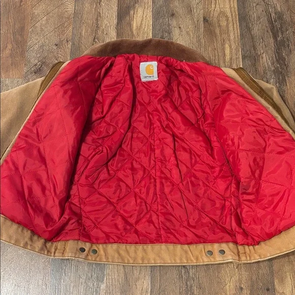 Carhartt Detroit Vintage brown canvas barn jacket corduroy collar - Picture 3 of 5